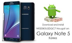 Asenna N920SKSU2DQC7 Nougat Galaxy Note 5: ään (Korea)
