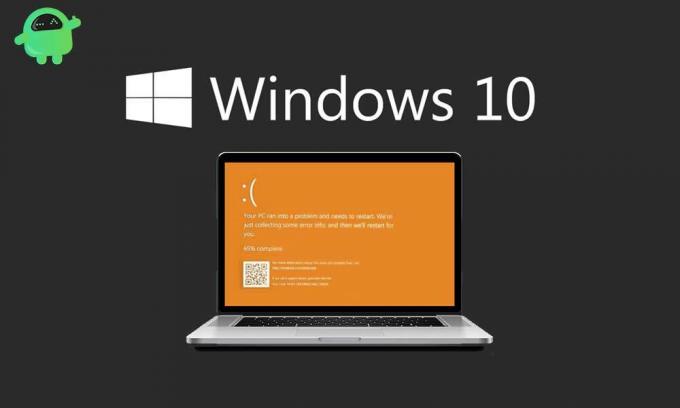 Kas yra oranžinis mirties ekranas? Kaip pataisyti „Windows 10“