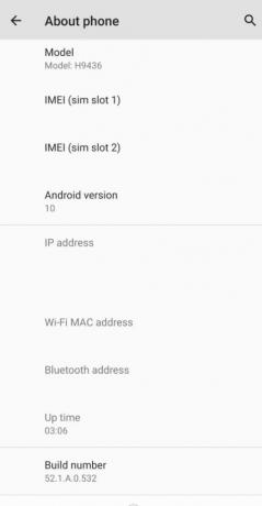  Xperia XZ2-serien Android 10-uppdatering 52.1.A.0.532 