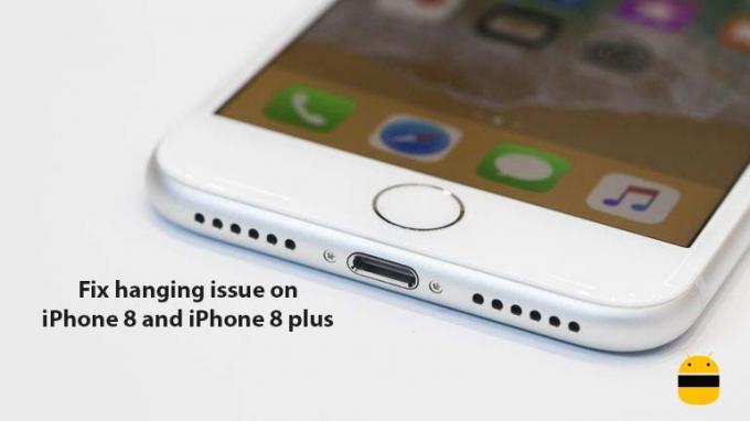 إصلاح المشكلة المعلقة على iPhone 8 و iPhone 8 plus