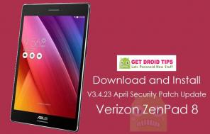 Scarica Installa V3.4.23 aggiornamento patch di sicurezza di aprile per Verizon ZenPad 8