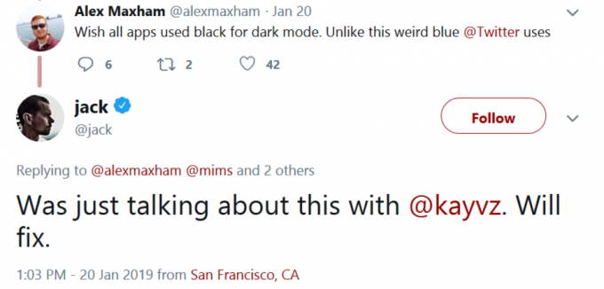 Twitter, yakında geliştirilmiş Karanlık Modu başlatacağını onayladı