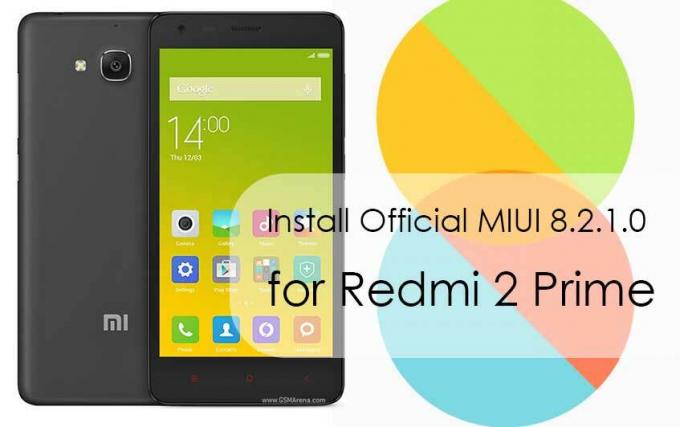 Redmi 2 Prime jaoks laadige alla ja installige MIUI 8.2.1.0 globaalne stabiilne ROM