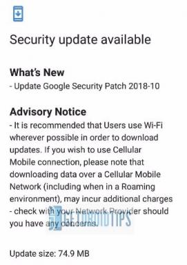 L'aggiornamento della patch di sicurezza di ottobre 2018 per Nokia 5.1 Plus è ora disponibile