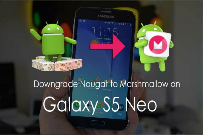 Como fazer o downgrade do Galaxy S5 Neo do Android Nougat para o Marshmallow (G903W)