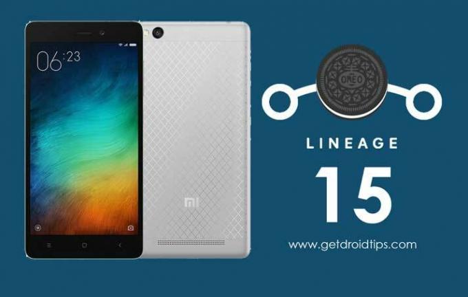 Prenesite in namestite Lineage OS 15 za Xiaomi Redmi 3 (ido)