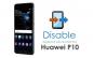 Kaip išjungti fonines programas ir duomenis „Huawei P10“