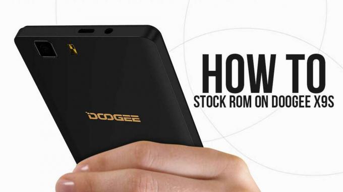 כיצד להתקין ROM מלאי רשמי ב- Doogee X9S