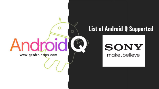 Seznam naprav Sony Xperia, ki jih podpirajo Android 10 Q