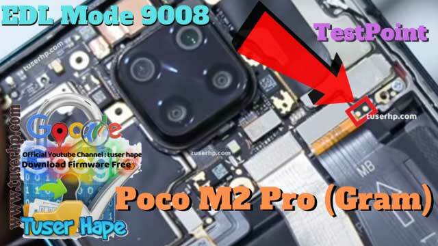 „Poco M2 Pro ISP EMMC PinOUT“