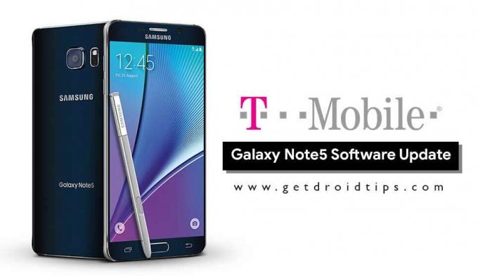 „T-Mobile Galaxy 5“ pastaba