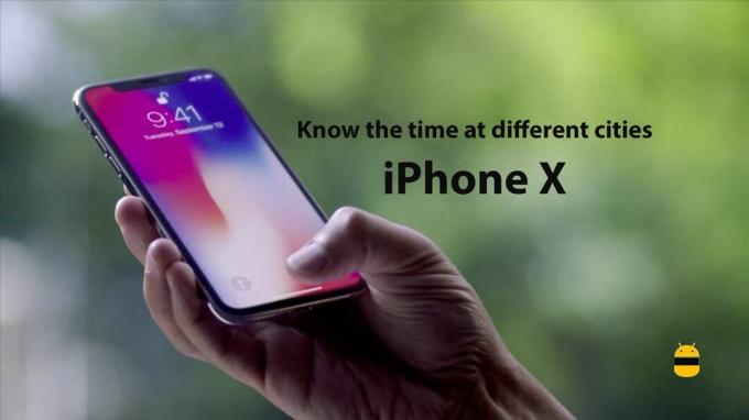 כיצד לדעת את הזמן בערים שונות באייפון X