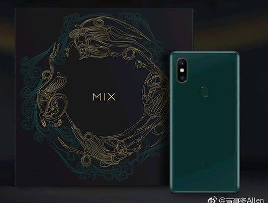 Zelena barvna različica Xiaomi Mi MIX 2s se lahko začne prodajati 10. avgusta