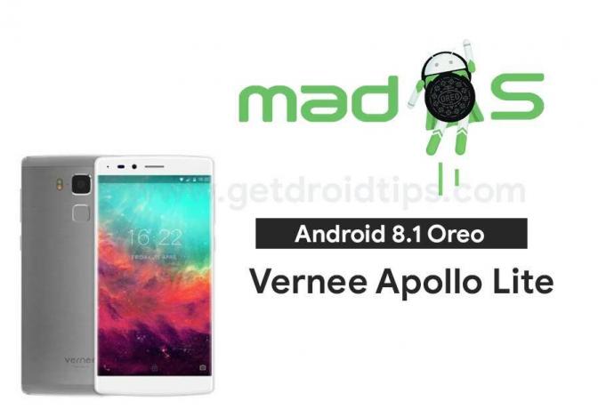 Aktualizujte MadOS na Vernee Apollo Lite Android 8.1 Oreo na základě AOSP (MT6797)