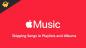 Rette: Apple Music springer sange over i afspilningslister og album