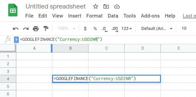 изменить валюту в Google Таблицах