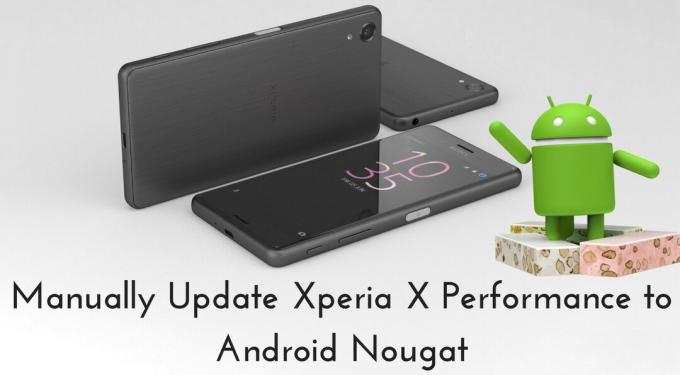 Xperia X Performance handmatig bijwerken naar Android Nougat
