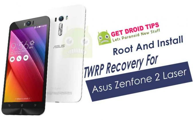 Πώς να εγκαταστήσετε την επίσημη ανάκτηση TWRP στο Asus Zenfone 2 Laser και να το Root