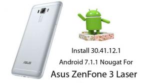 Installige Asus ZenFone 3 laseri jaoks 30.41.12.1 Android 7.1.1 Nougat