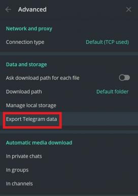 كيفية تصدير محادثات Telegram السرية على أجهزتك