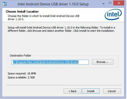 Baixe os drivers Intel USB e a configuração do driver isocUSB