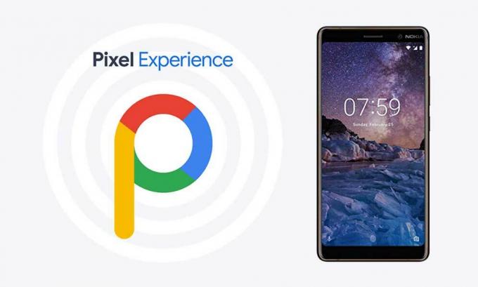 Last ned Pixel Experience ROM på Nokia 7 Plus med 9.0 Pie