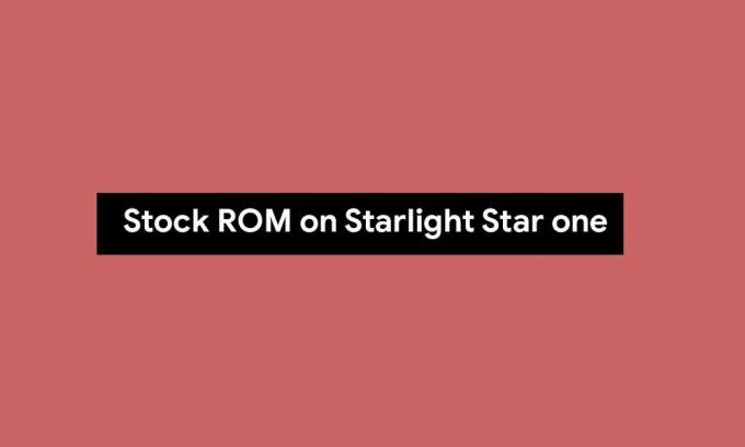 Αποθέστε ROM στο Starlight Star one