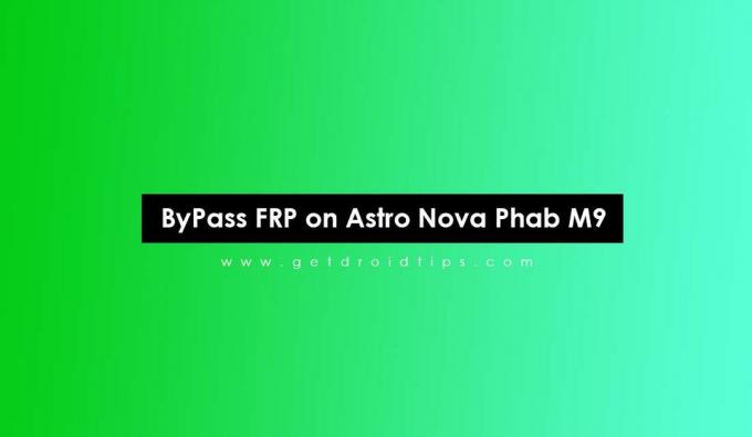 Обойти блокировку FRP или удалить учетную запись Google на Astro Nova Phab M9 