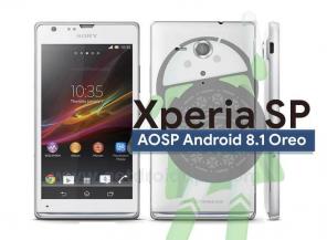 Kako namestiti AOSP Android 8.1 Oreo na Sony Xperia SP (huashan)