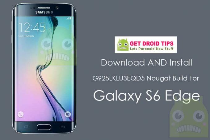 Galaxy S6 Edge SM-G925L'ye G925LKLU3EQD5 Nougat Donanım Yazılımını Yükleyin
