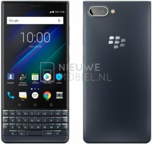 Donkerblauw gekleurde Blackberry-toets 2 LE gelekt in een persweergave; Specificaties ook onthuld